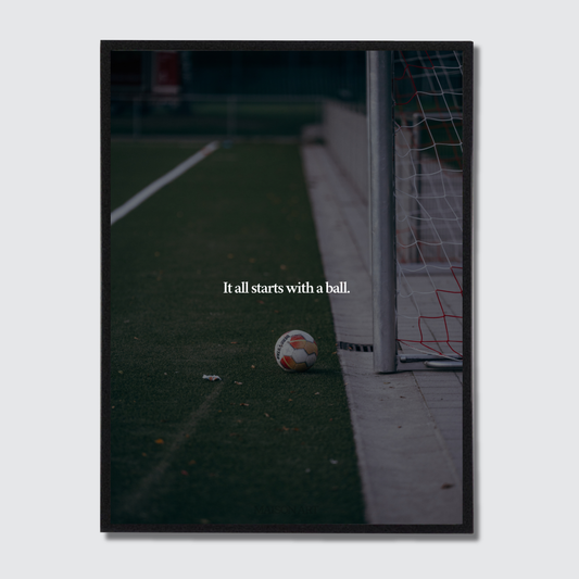 A bola de futebol