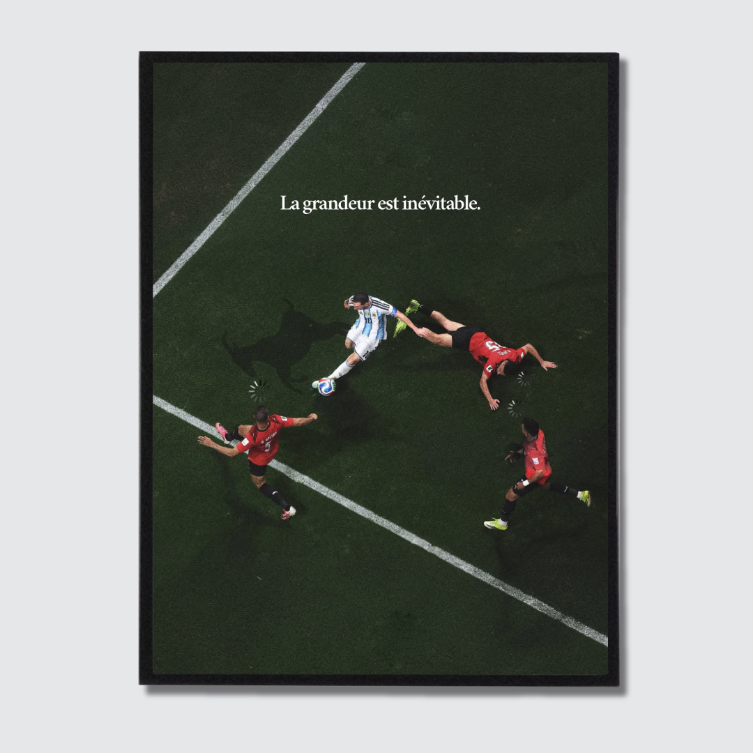 La grandeur est inévitable - Messi