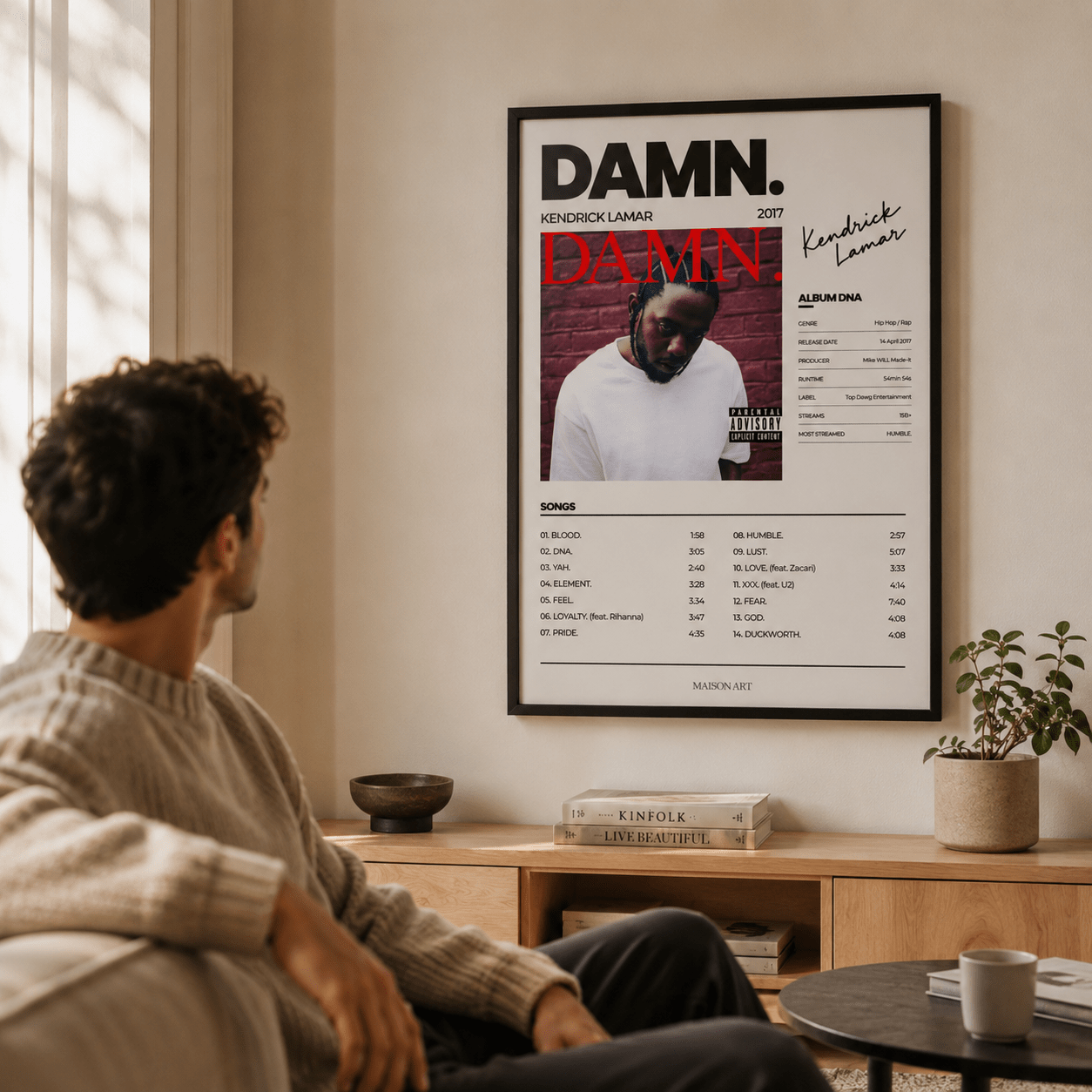 DAMN. Poster | MAISON ART