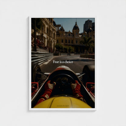 Fear is a choice Poster | MAISON ART