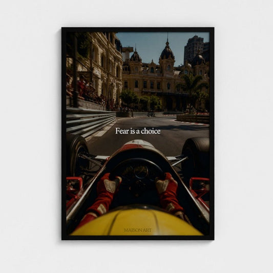 Fear is a choice Poster | MAISON ART