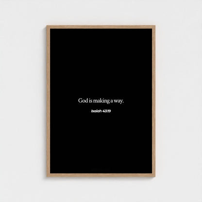 Isaiah Poster | MAISON ART