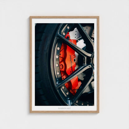 Lamborghini Wheel Poster | MAISON ART