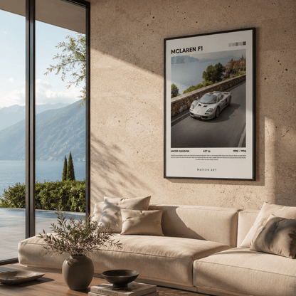Mclaren F1 Poster | MAISON ART