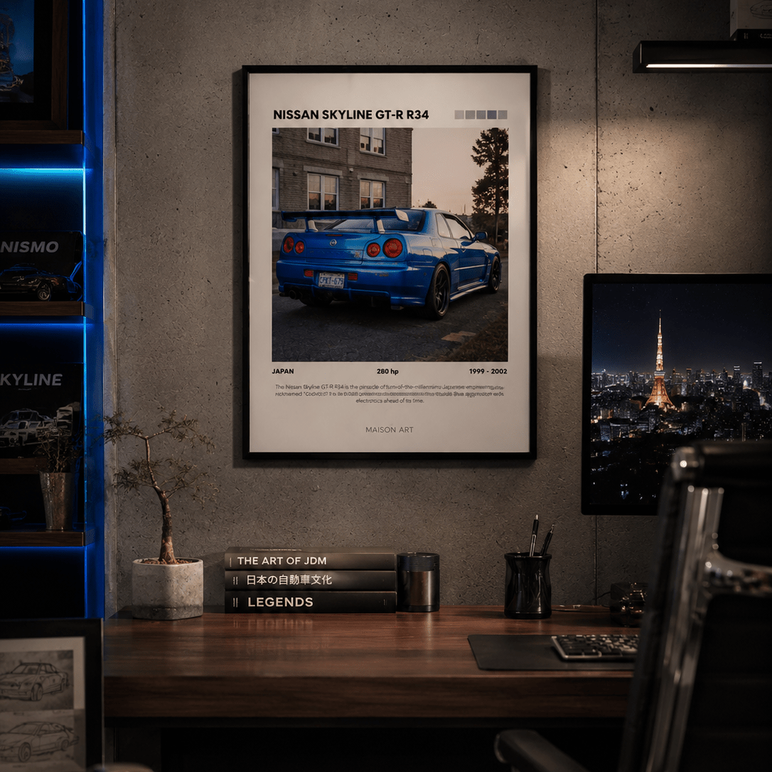 Nissan GTR R34 Poster | MAISON ART