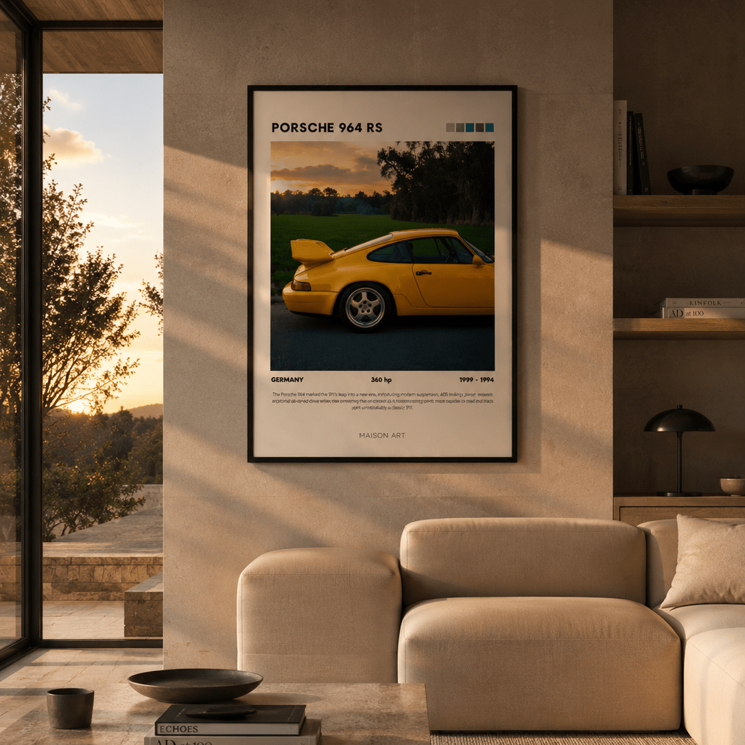 Porsche 964 RS Poster | MAISON ART