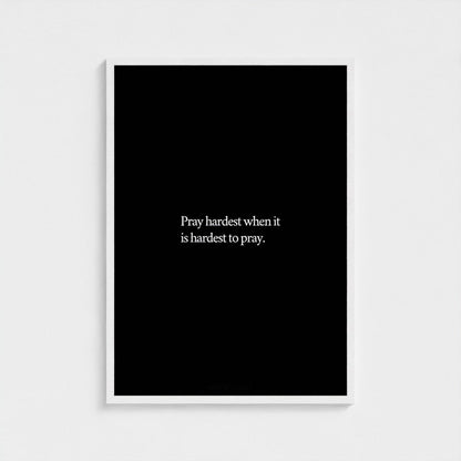 Pray Poster | MAISON ART