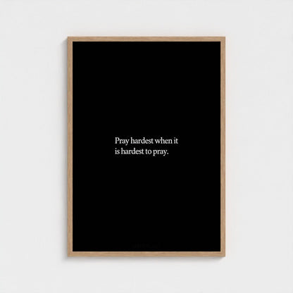 Pray Poster | MAISON ART