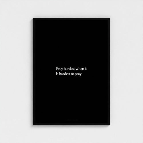 Pray Poster | MAISON ART
