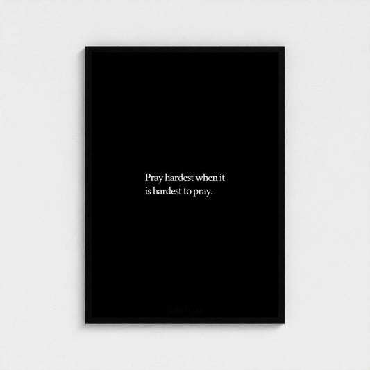 Pray Poster | MAISON ART