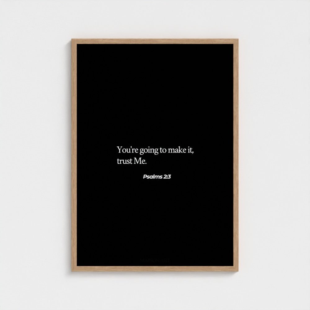 Psalms Poster | MAISON ART